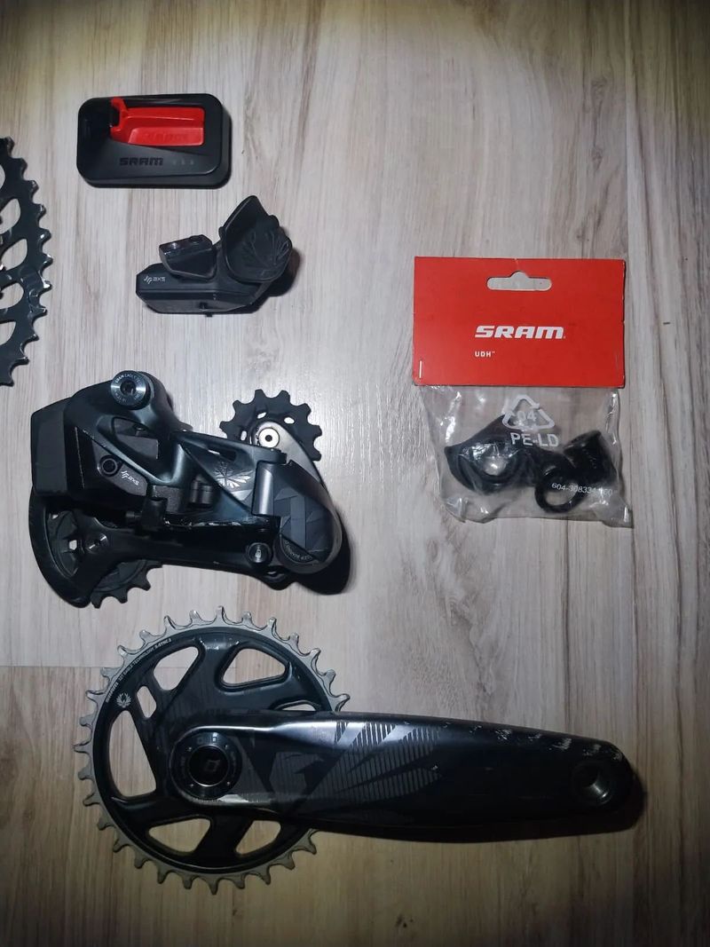 Sram XX1 AXS rainbow - sada