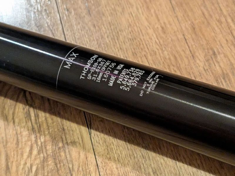 sedlovka Thomson Elite Setback 31,6 mm