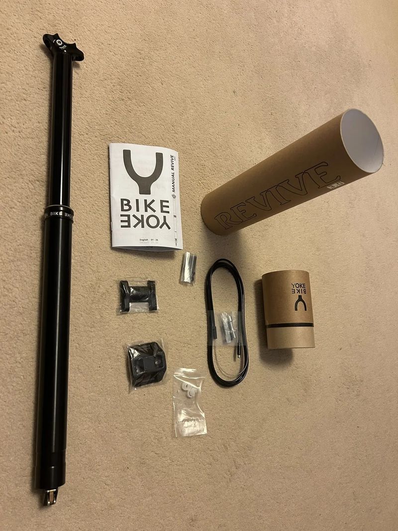 BIKEYOKE REVIVE 3.0 ↕213mm Ø31.6mm bez páčky bez adaptéru standardní - černá