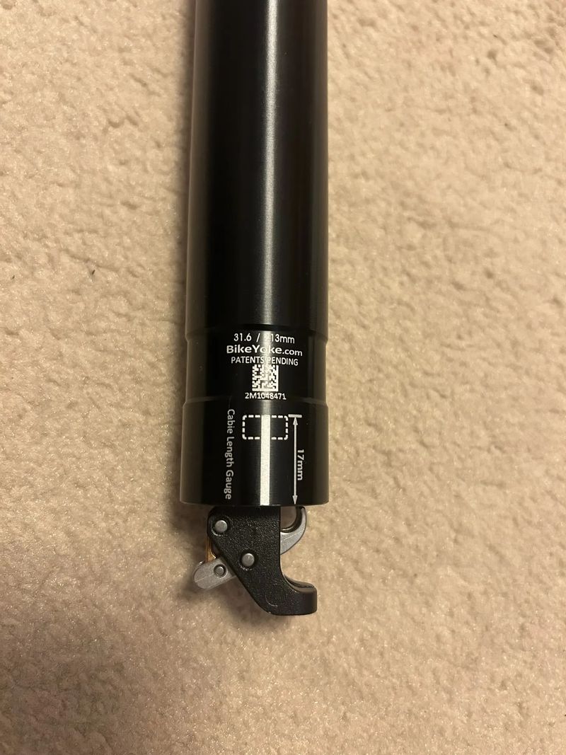 BIKEYOKE REVIVE 3.0 ↕213mm Ø31.6mm bez páčky bez adaptéru standardní - černá