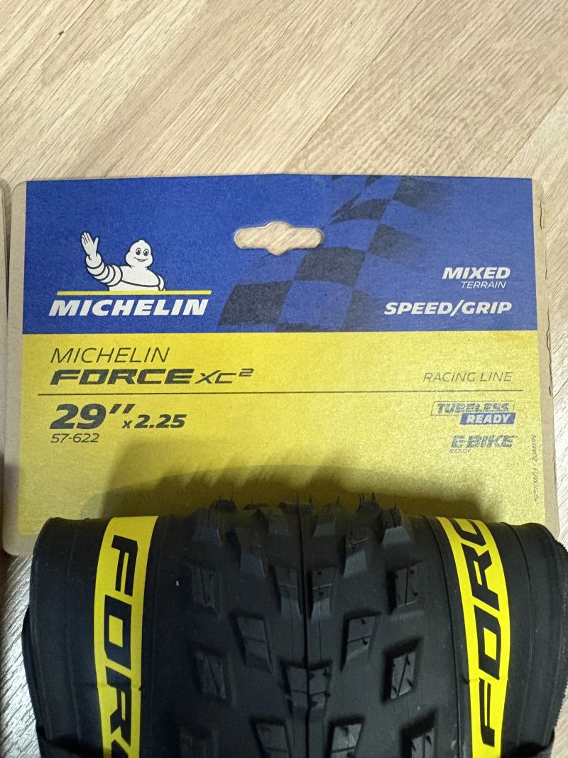 Pláště Michelin 29x2,25 Force XC2 TLR RACE