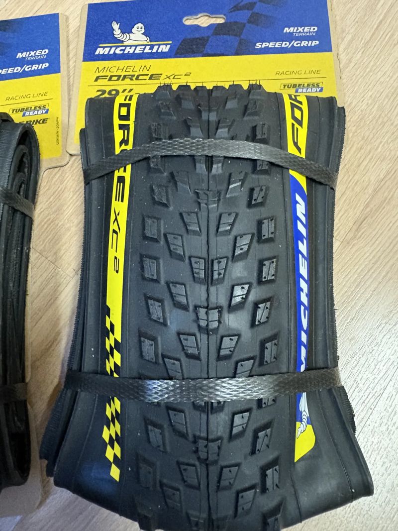Pláště Michelin 29x2,25 Force XC2 TLR RACE