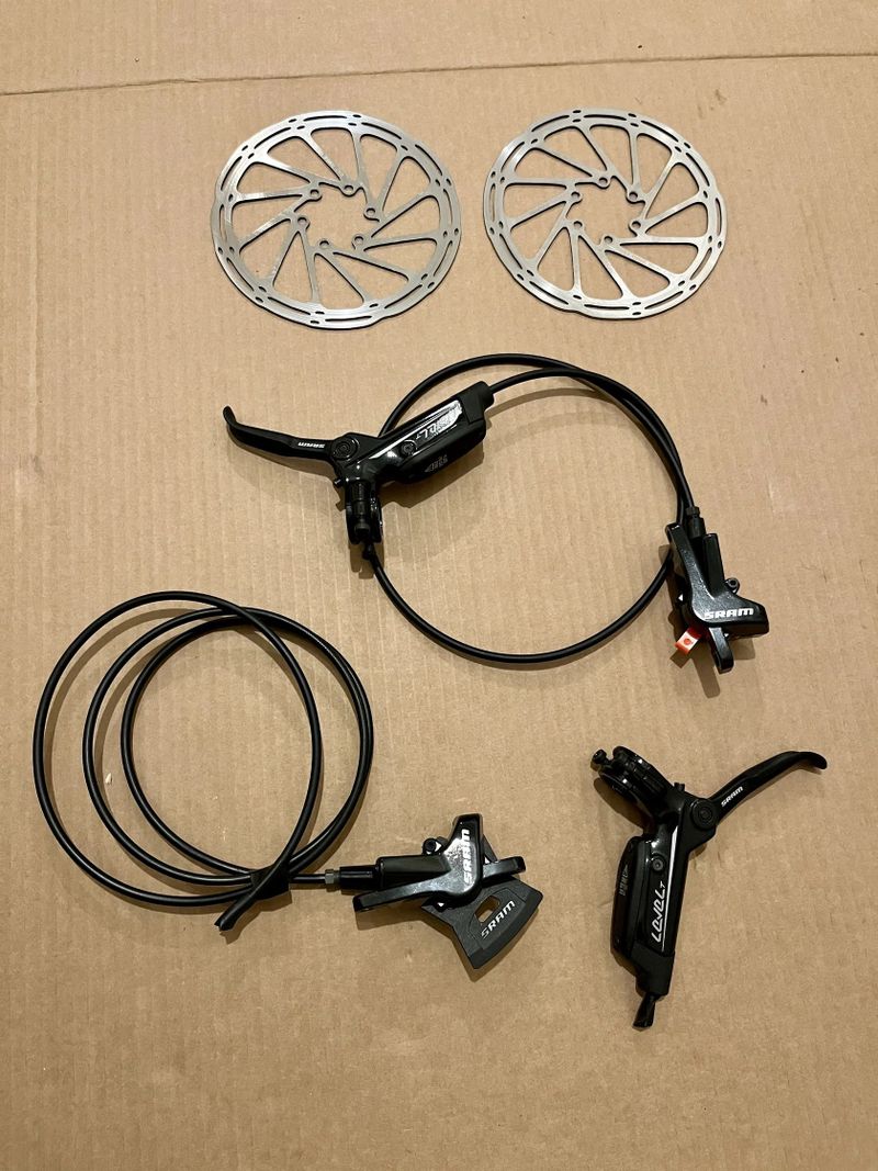 Sram Level T, přední + zadní, kotouče Sram Centerline 160 mm