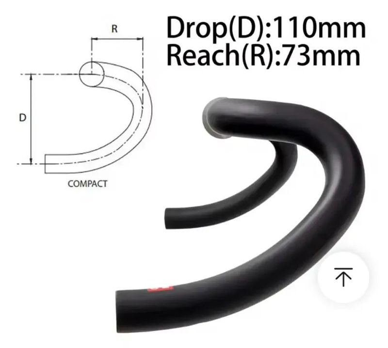 gravel riditka / řídítka - karbon / carbon