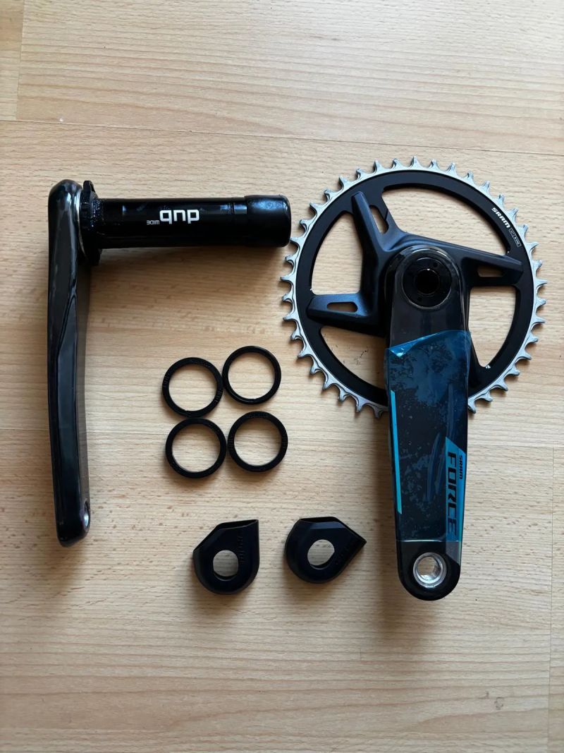 Sram Force E1 XPLR DUB Wide 170 mm kliky s převodníkem 42 z.