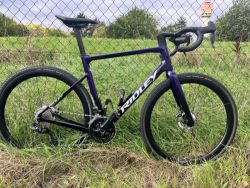 Allroad Ridley Grifn RS, GRX 2x11sp Di2, karbonová kola, 200km, velikost M Ridley (odpovídá 56)