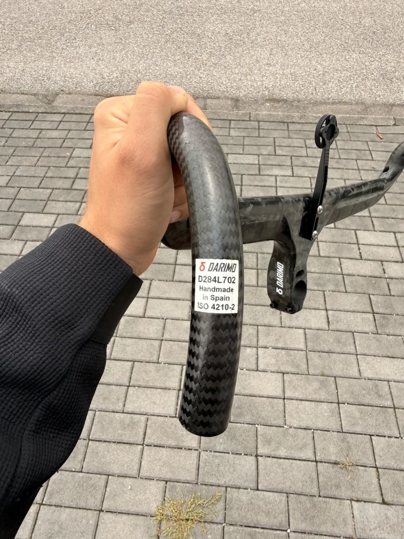 Karbonová řídítka Darimo Nexum Drag silniční/gravel - 218 gramů