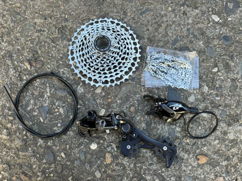 Sada Sram GX 11s - přehazovačka, řazení, řetěz, kazeta