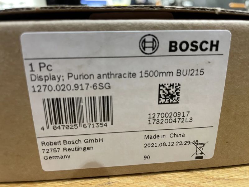Displej BOSCH Purion BUI215 - nový, pro elektroko