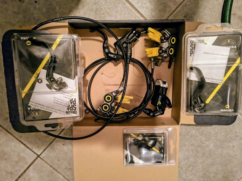 Magura brzdy MT7 + páčky HC3