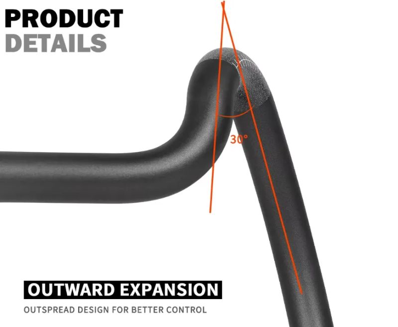 Karbonová řídítka TOSEEK 440mm na gravel