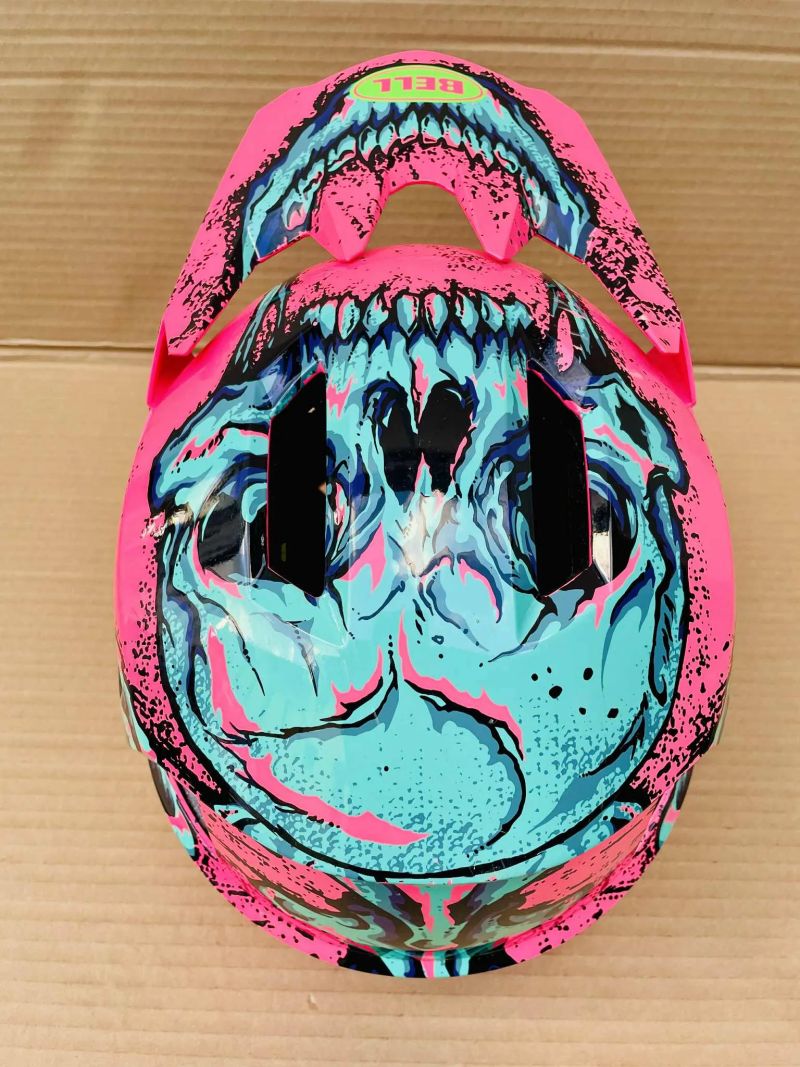 Přilba BELL SANCTION 2 DLX MIPS, Pink-Turquoise - vel. L