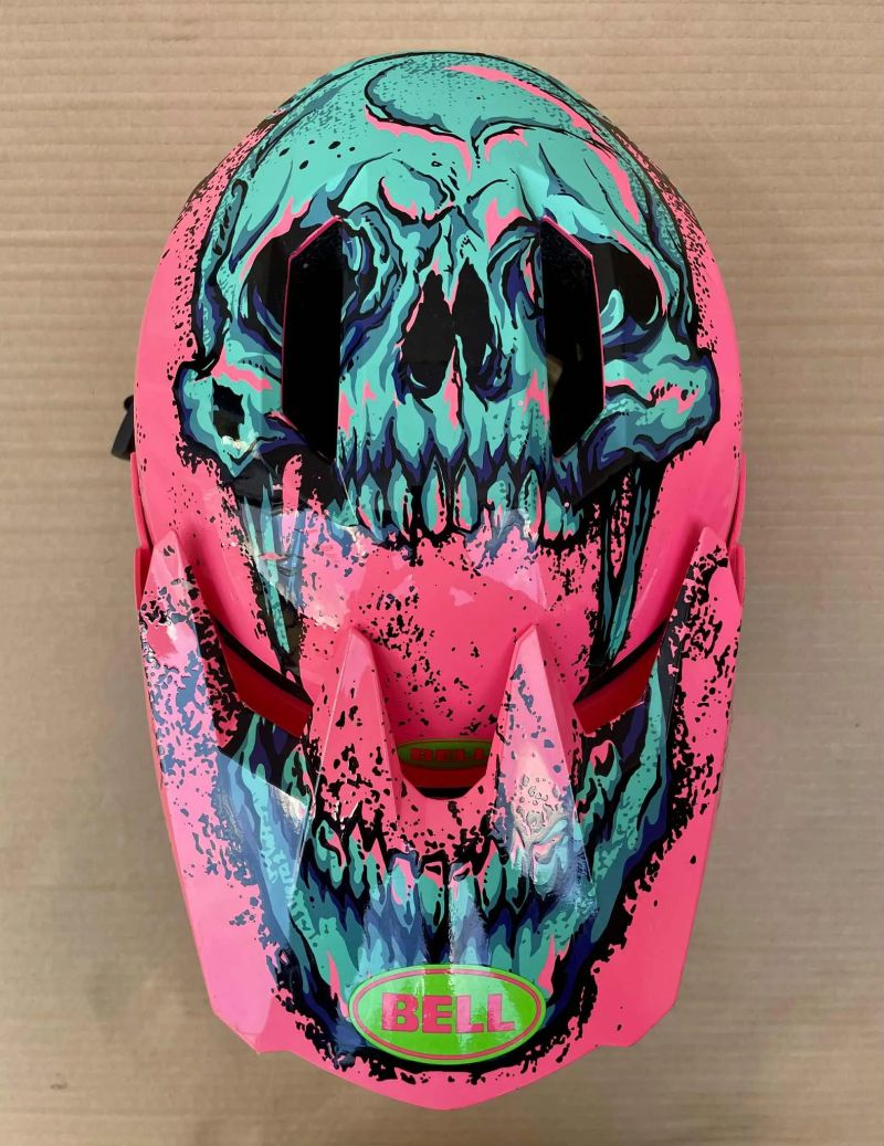 Přilba BELL SANCTION 2 DLX MIPS, Pink-Turquoise - vel. L