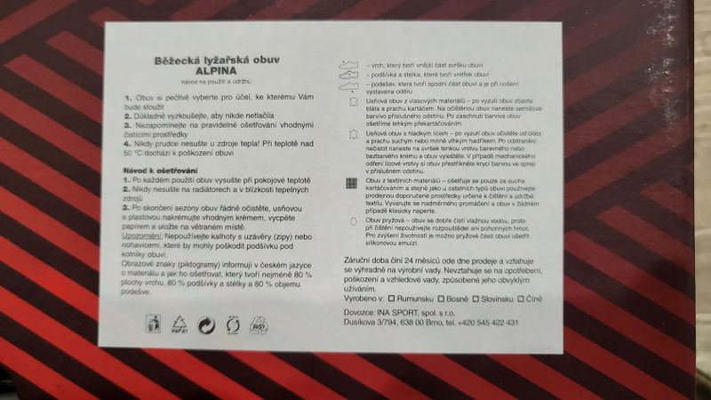 boty Alpina Elite 3.0 Skate velikost 42