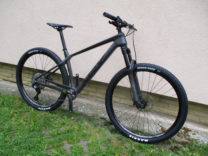 Nové 29" karbonové kolo MRX X25 carbon, vzduchová vidlice Rock Shox Recon Gold, Shimano SLX 1x12