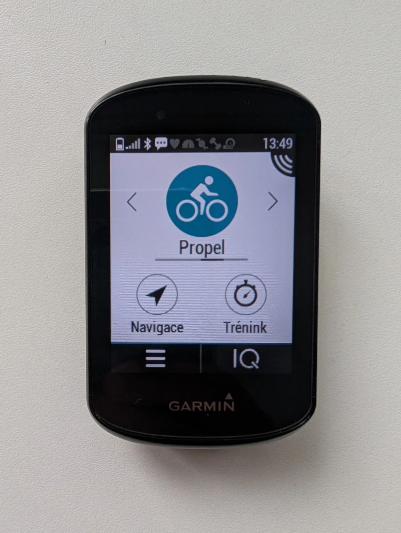 Garmin Edge 830 + mapy TOPO, OSM