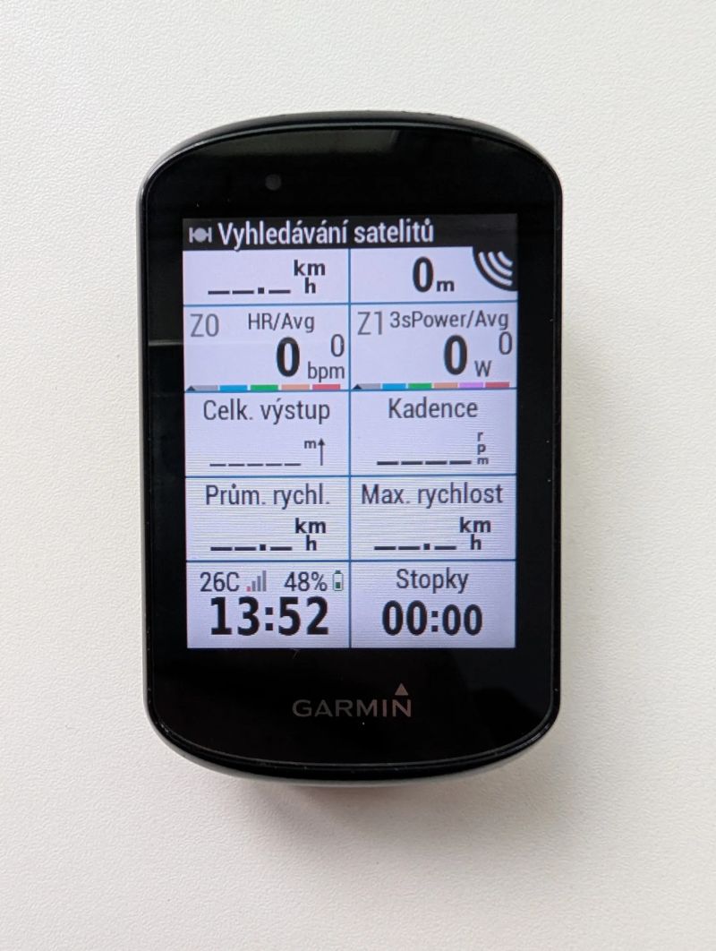 Garmin Edge 830 + mapy TOPO, OSM
