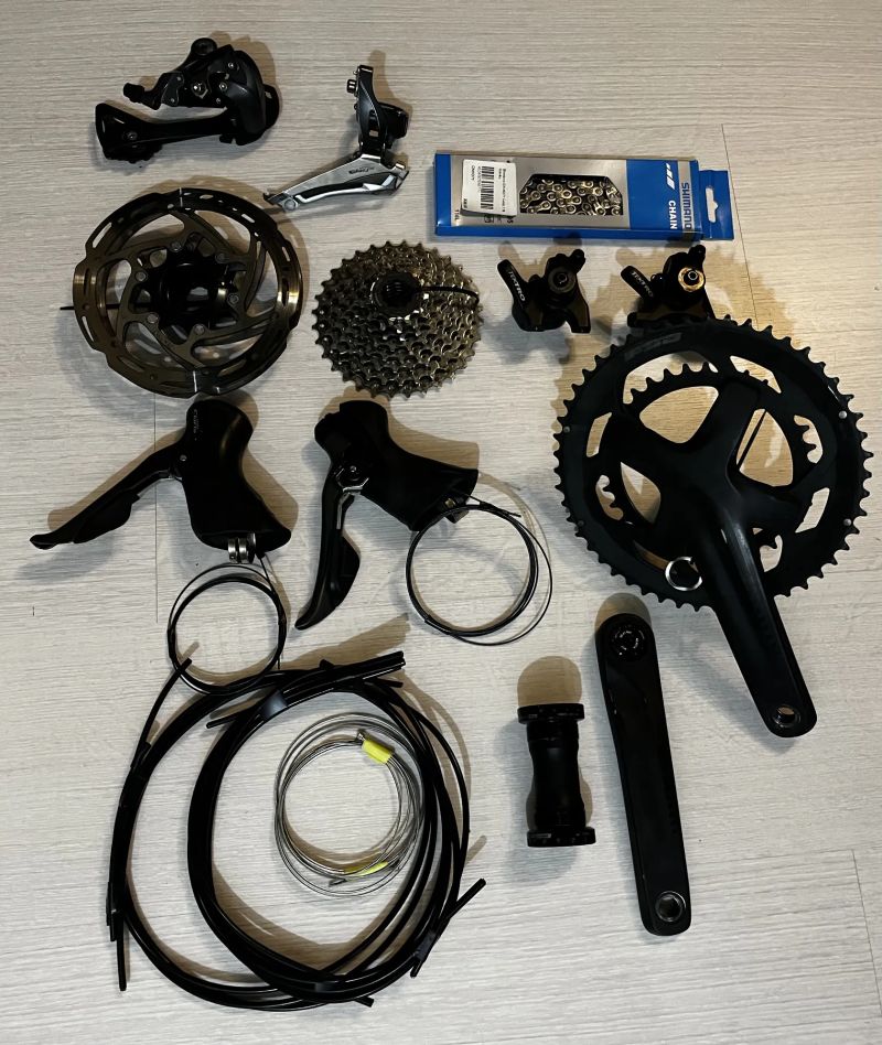 Shimano Claris 2x8 kompletní sada