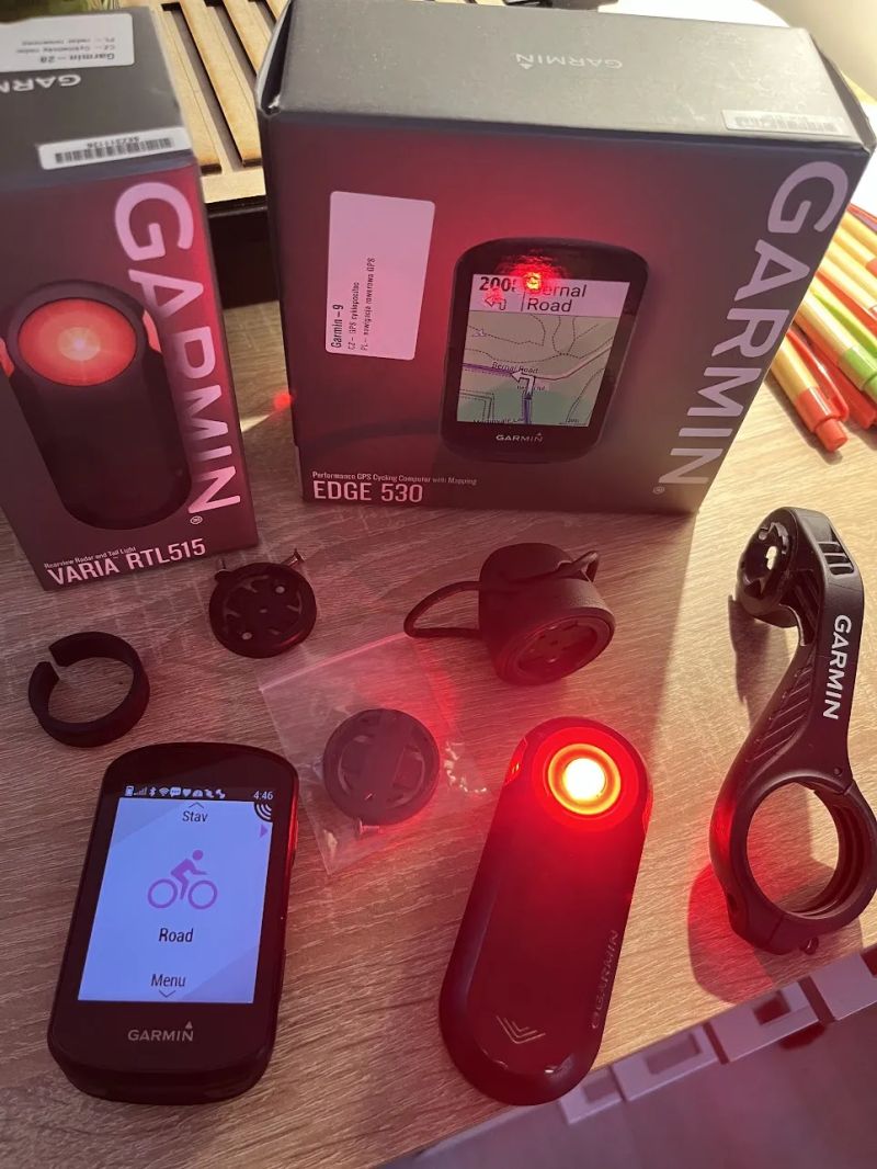 Garmin Edge 530 + Garmin radar Varia 515