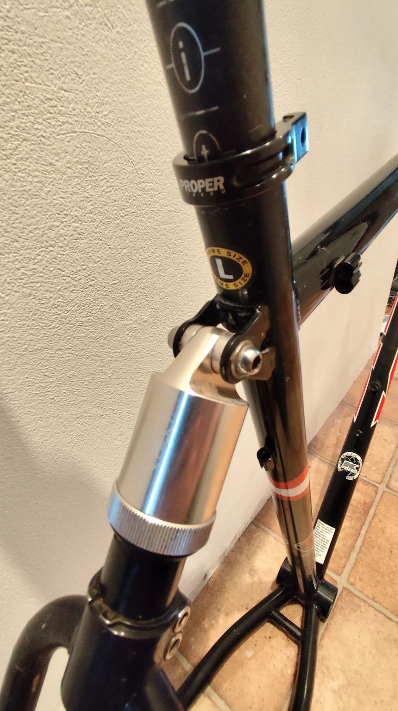 Soft tailový rám KHS Pro ST + sedlovka + sedlová objímka + hlavové složení