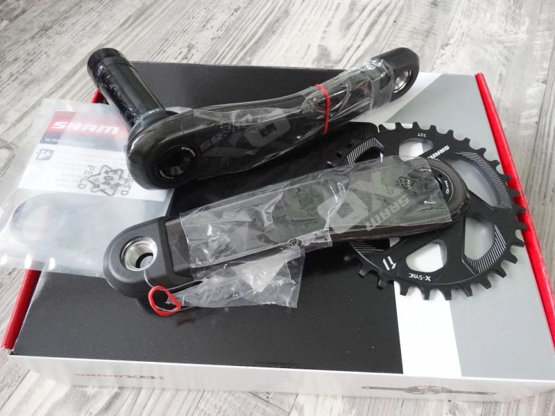 Karbonové kliky SRAM X0, PF BB30, 175mm, 32z, 11sp