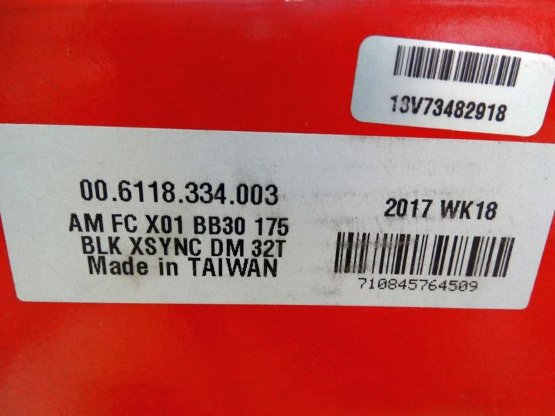 Karbonové kliky SRAM X0, PF BB30, 175mm, 32z, 11sp