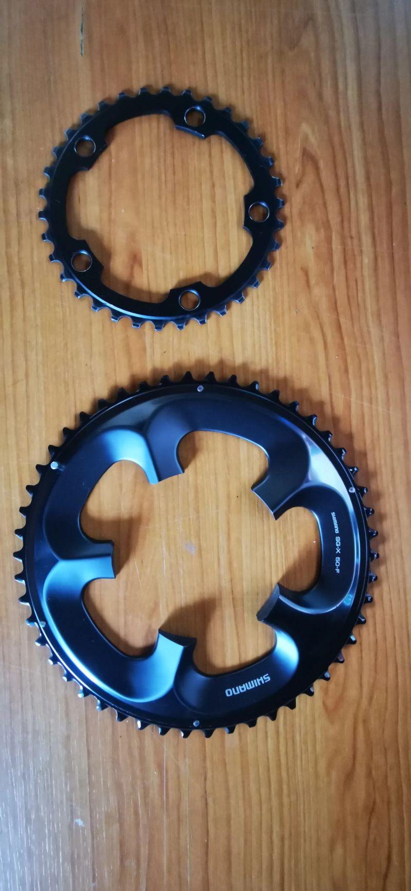  Převodníky 9/10 sp. na starší kliky Shimano Ultegra FC-6750/6700 
