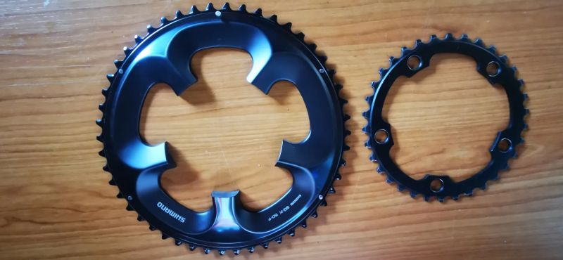  Převodníky 9/10 sp. na starší kliky Shimano Ultegra FC-6750/6700 