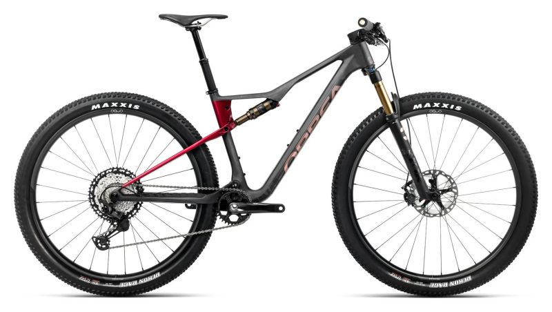celoodpružené kolo Orbea OIZ M-PRO 2025 (vel. L modrá, vel. M černo-červená) - SLEVA 24 %