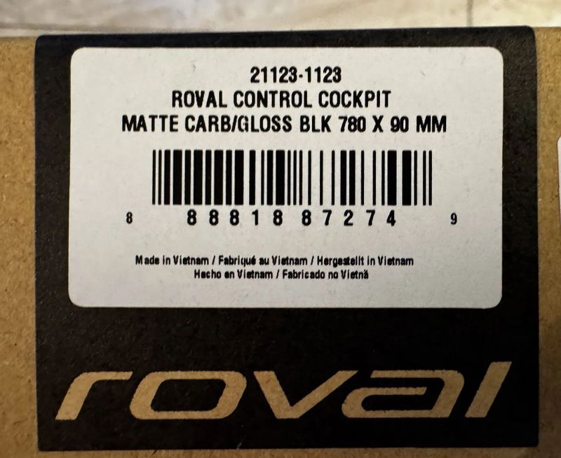 Řídítka SPECIALIZED Roval Control Cockpit 780x60 mm