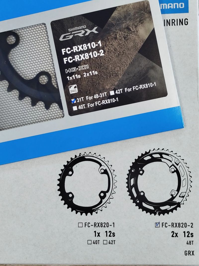 Převodníky GRX FC-RX820 12 stup. 48/31 