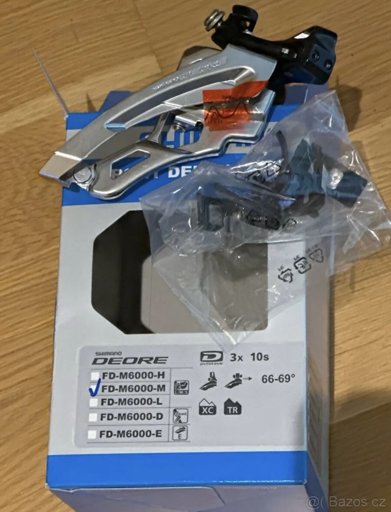 3x10 PŘESMYKAČ SHIMANO DEORE FD-M6000-M