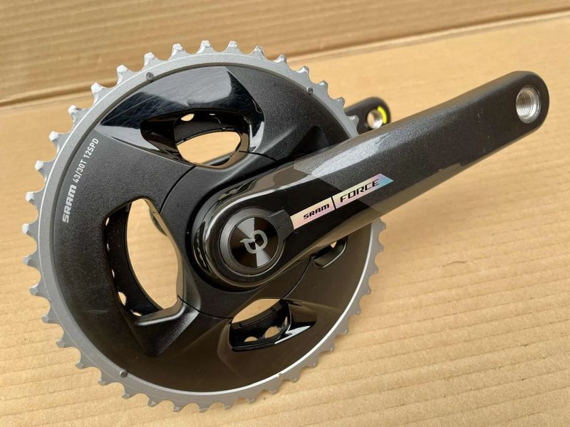 Kliky SRAM FORCE Wide D1, DUB 2x12s, 175 mm, 43/30 z + wattmetr QUARQ