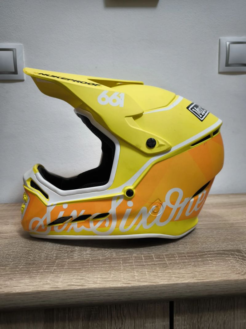 SixSixOne 661 RESET HELMA GEO CITRUS 