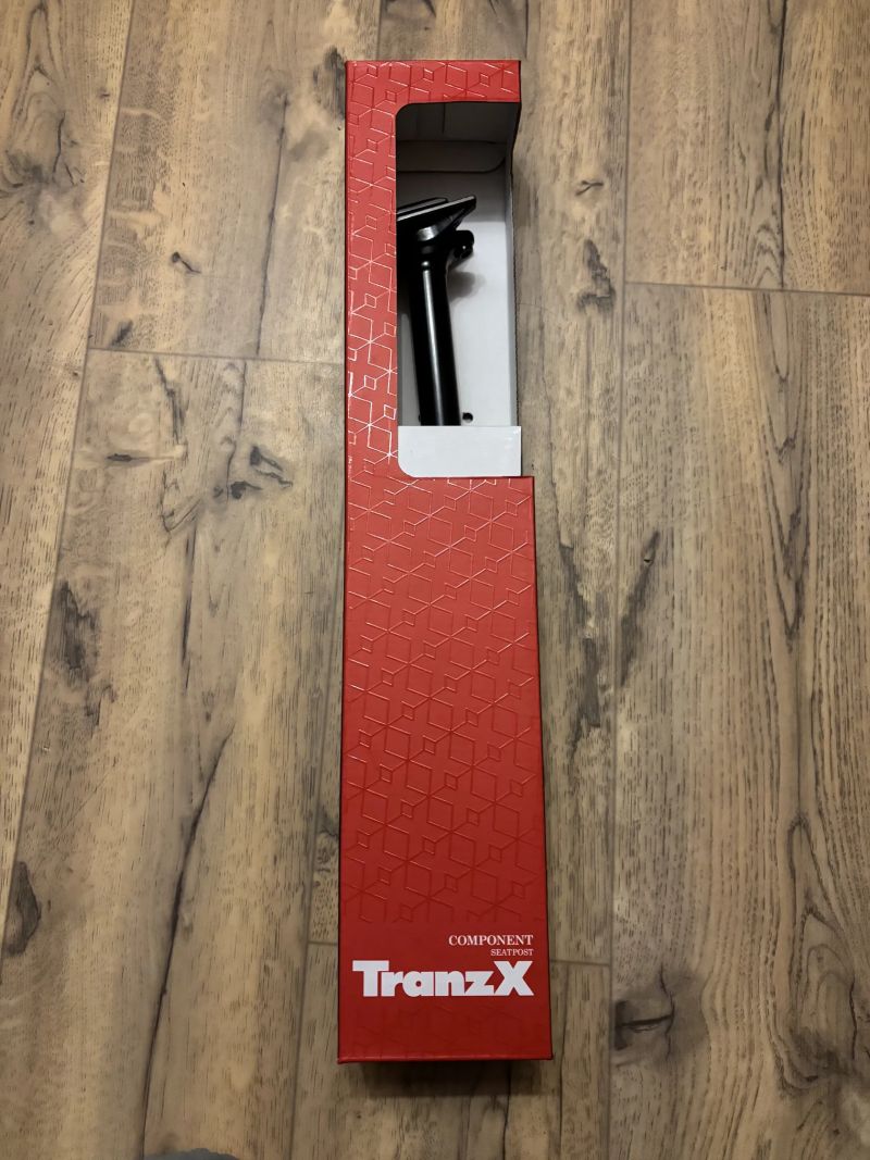 Prodám nepoužitou sedlovku TranzX 27,2x405mm, 110mm zdvih