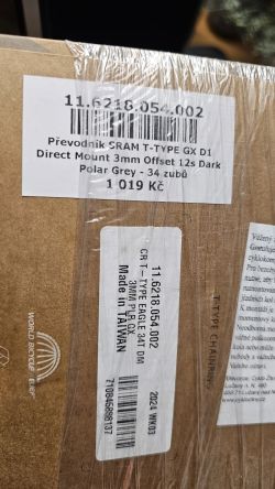 Převodník Sram GX T-Type 34z D1 3mm Offset 12s