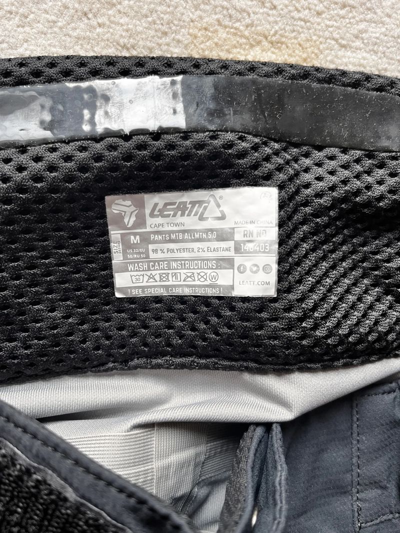 Leatt MTB HydraDri 5.0 All-Mtn nepromokavé kalhoty na kolo cyklo