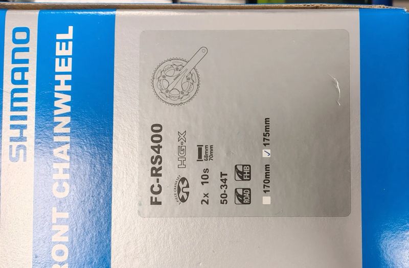 Prodám nové kliky Shimano Tiagra 50-34 175 mm
