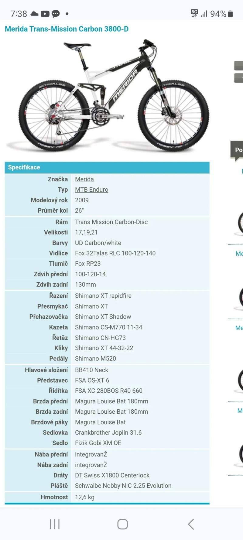 Merida Trans-Mission Carbon 3800-D