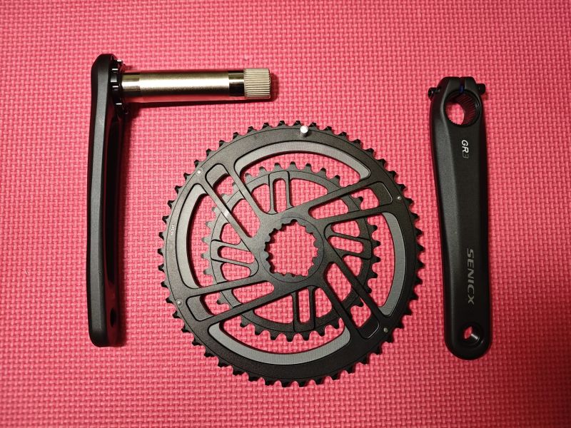 Nové silniční kliky Senicx PR3, Shimano osa, 50-34T, 172.5 mm, 10/11/12s