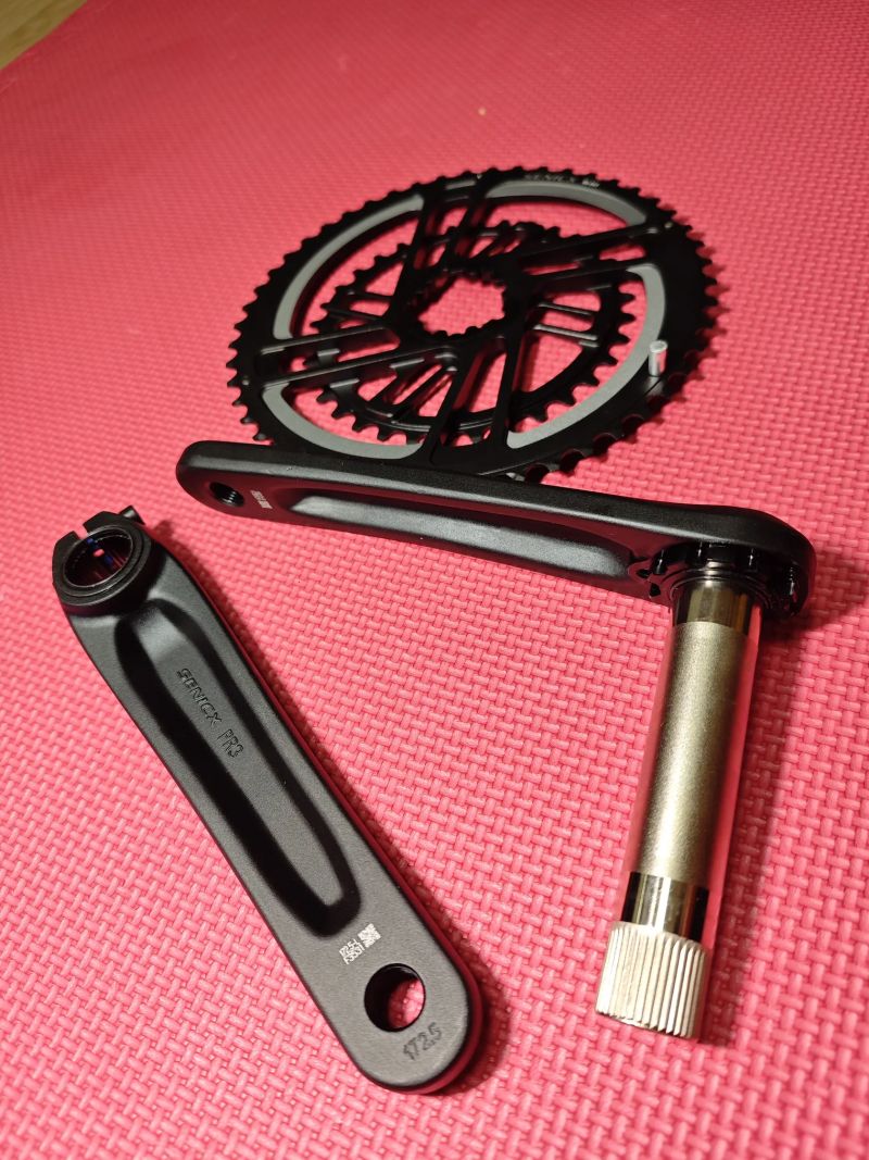 Nové silniční kliky Senicx PR3, Shimano osa, 50-34T, 172.5 mm, 10/11/12s