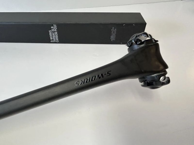 Nová sedlovka Specialized S-Works Tarmac SL8 Carbon 0 offset, délka 380 mm