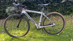 Dětské cyklokrosové kolo Maxbike CX 4000 pro jezdce cca 130cm