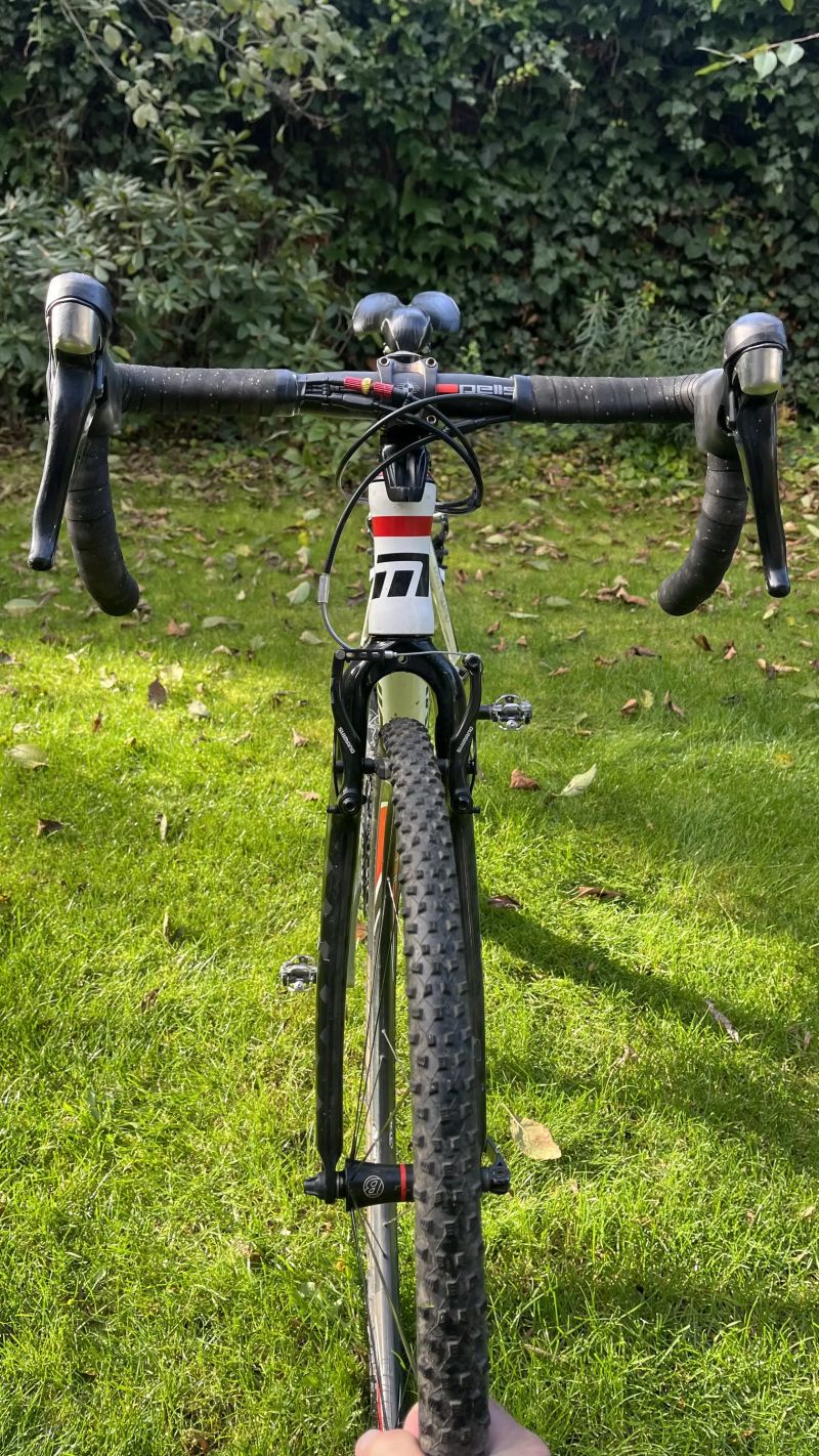 Dětské cyklokrosové kolo Maxbike CX 4000 pro jezdce cca 130cm
