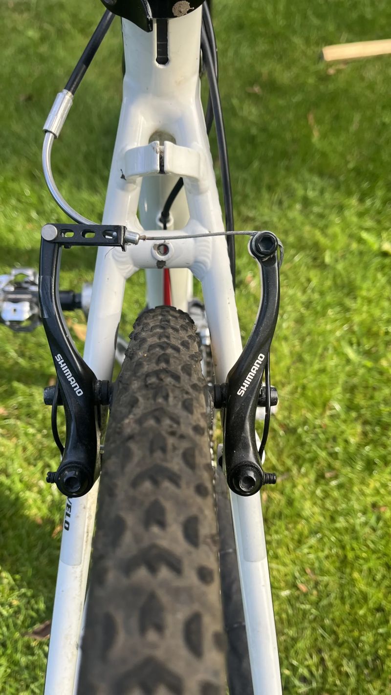 Dětské cyklokrosové kolo Maxbike CX 4000 pro jezdce cca 130cm