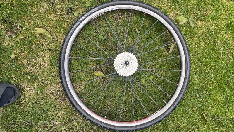 Dětské cyklokrosové kolo Maxbike CX 4000 pro jezdce cca 130cm