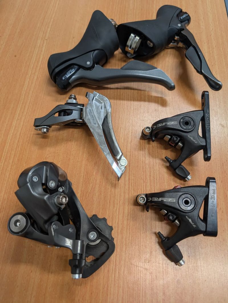 Sada Shimano Claris + brzdy Trp