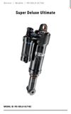 Rock Shox Super Deluxe Ultimate 230x65