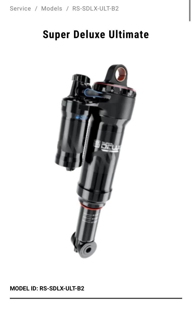Rock Shox Super Deluxe Ultimate 230x65
