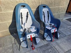2x dětská sedačka na nosič - BTWIN (Decathlon) 